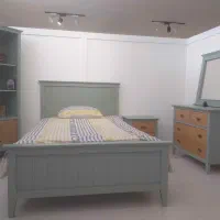 تخت چوبی نوجوان سایز۱۲۰ طرح آلمانی