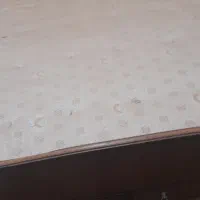 تخخواب دو نفره چوب راش همرا ه با تشک
