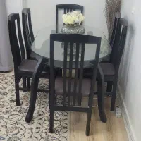 میز ناهارخوری دو طبقه ۶ نفره قهوه ای سوخته (فوری)|میز و صندلی غذاخوری|تهران, چیتگر شمالی|دیوار