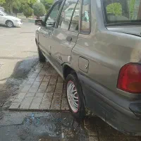 پراید دوگانه سوز مدل 85سقف ستون بدون رنگ