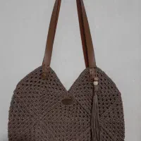 حراج دستبافت کیف مکرومه ترند امسال