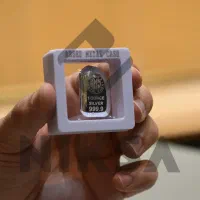 شمش نقره 1 انسی با عیار 999/9 و تضمین ضمانت