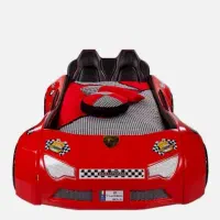 تخت خواب  کودک ماشین فراری قرمز