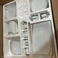 سرویس چینی ۸۵ تکه|ظروف سرو و پذیرایی|شیراز, باغشهر قصر سبز|دیوار