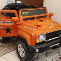 ماشین شارژی جیپ۲نفره شاسی بلند سایز بزرگ باطری نو