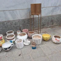 گلدانهای فانتزی سفالی