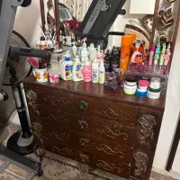 تخت دو نفره و پا تختی و دراور|تخت و سرویس خواب|مشهد, شهرک لشکر (شهرک غرب)|دیوار