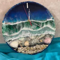 ساعت دیواری رزینی