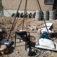 کندن چاه تونل حفاری دیوار چینی تخریب سنگ کاری....