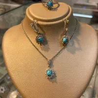 نیم ست فیروزه