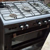 گاز فردار رنگ طوسی فقط شیشه فر شکسته