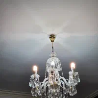 لوستر کریستال ایتالیایی ۶ شاخه