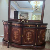 کنسول و آیینه چوبی|بوفه، ویترین، کنسول|تهران, سازمان آب|دیوار