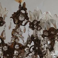 یک جفت لوستر برنج ۱۰ شعله