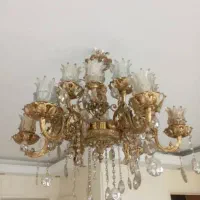 لوستر برنجی سیاه قلم