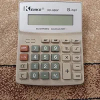 چند ماشین حساب ، ساعت رومیزی و کیف اداری