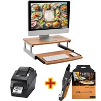 صندوق فروشگاهی مانیتور دوطرفه/رستوران/حسابداری