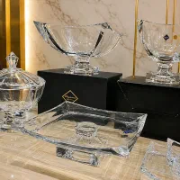 سرویس کریستال ایگل  فنجان قندان کاردو چنگال جهیزیه