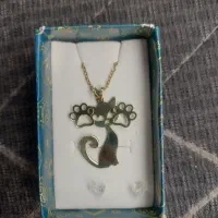 نیم ست طرح گربه