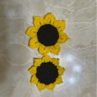 گل آفتابگردان بافتنی