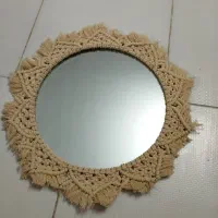 آینه مکرومه بسیار زیبا