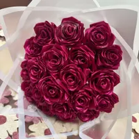 دسته گل روبانی