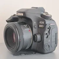 دوربین عکاسی 80D کاملا سالم با لنز ۵۰|دوربین عکاسی و فیلم‌برداری|اردبیل, |دیوار