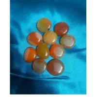 ۱۰ عدد نگین سنگ عقیق دراگون زرد