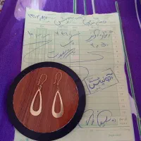 گوشواره مدل اشکی دوگرم وپنحاه صوت همراه بافاکتور