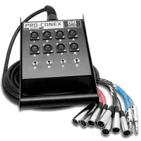 Hosa SH-8x4 استیج باکس پچ پنل هدفون میکروفن