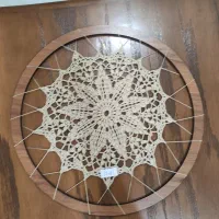 دیوارکوب ماندالا بافی قلاب بافی