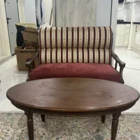 کاناپه دو نفره به همراه میز جلو مبلی|مبلمان خانگی و میز عسلی|تهران, مجیدیه|دیوار