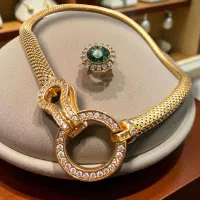 گردنبند طلا طوق سنگین