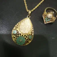 زنجیر پلاک و انگشتر ست