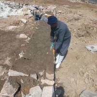 استا سنگکاری  پی سنگ کف بلوک کار قالب و المتوربندی