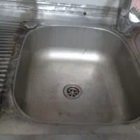 سینگ ظرفشویی دوقولو باپایه