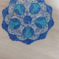 بشقاب مینا کاری زیبا
