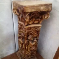 میز تلفن زیر گلدونی