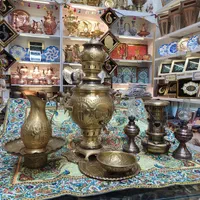 ست ۹تیکه شب یلدا با سماور ذغالی۶لیتری برنجی آنتیک|قوری، کتری، قهوه‌ساز دستی|مشهد, چهارباغ|دیوار