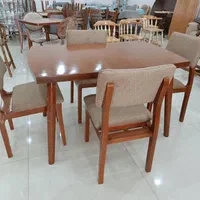 فروش میز ناهارخوری ۴ و ۶ نفره گرد و مستطیل|میز و صندلی غذاخوری|شوشتر, |دیوار