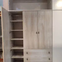 سه تیکه کمدلباس.دراور کمد لباس با جاکفشی  خطی