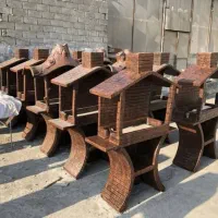 باربیکیو پیش ساخته کبابپز فلزی سنگی شومینه تنور