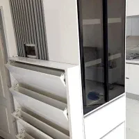 جاکفشی و کنسول با طراحی اختصاصی|جاکفشی، کمد، دراور|خمین, |دیوار