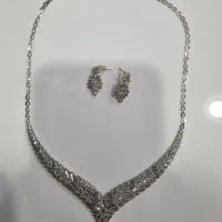 گردنبند و گوشواره طلا نو