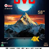 ال ای دی ۵۸ اینچ جی وی سی ژاپنی 4K اسمارت آندروید|تلویزیون و پروژکتور|اهواز, پردیس دو|دیوار