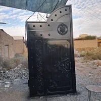 اسکلت درب باغی ویلایی چهارچوب نبشی|مصالح و تجهیزات ساختمان|مشهد, رسالت|دیوار