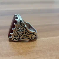 انگشتر نقره یاقوت سرخ|جواهرات|آمل, |دیوار