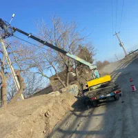 جرثقیل نیسان خاور بالابر سبد باکس