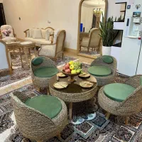میزوصندلی حصیری تخفیف جشنواره فقط تا تکمیل ظرفیت|مبلمان خانگی و میز عسلی|کرمانشاه, |دیوار
