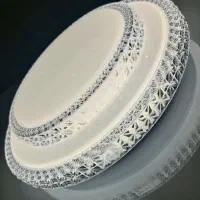 سقفی لوکس مدل دو طبقه با نور ۳ حالته